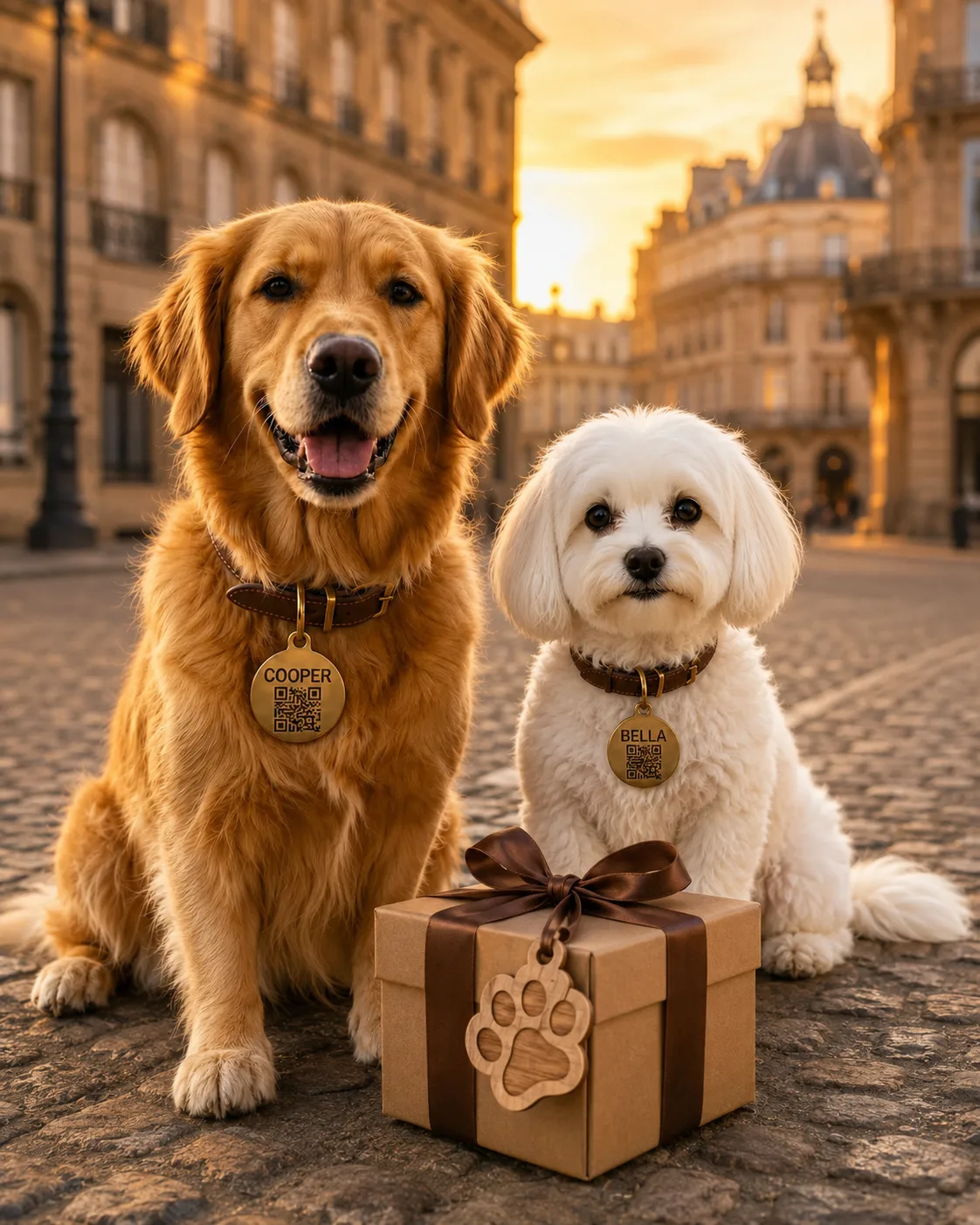 Porte-clés chien personnalisé Bout de Poils — adapté à toutes les races