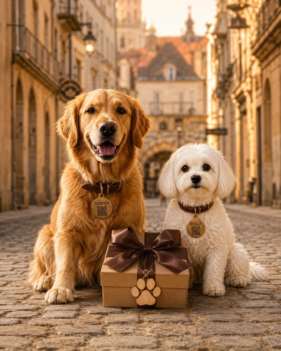 Porte-clés chien personnalisé Bout de Poils — adapté à toutes les races