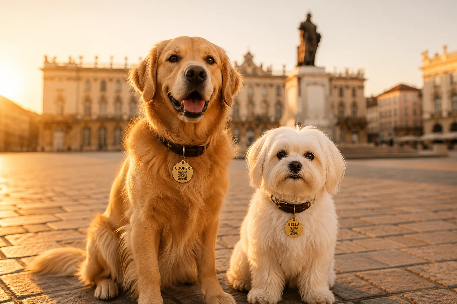 Boutique chien Nancy — créations personnalisées Bout de Poils sur la place Stanislas