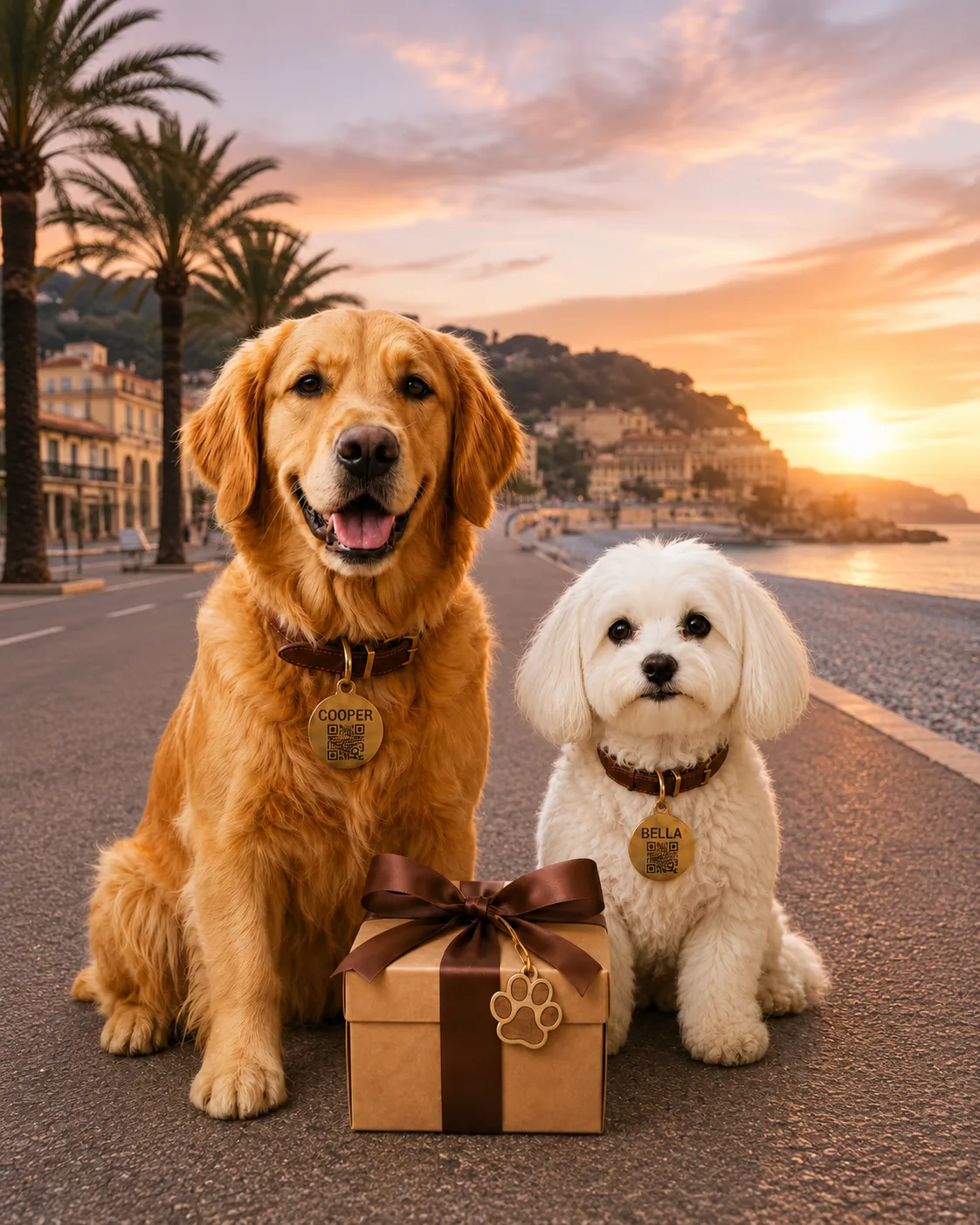 Porte-clés chien personnalisé Bout de Poils — adapté à toutes les races