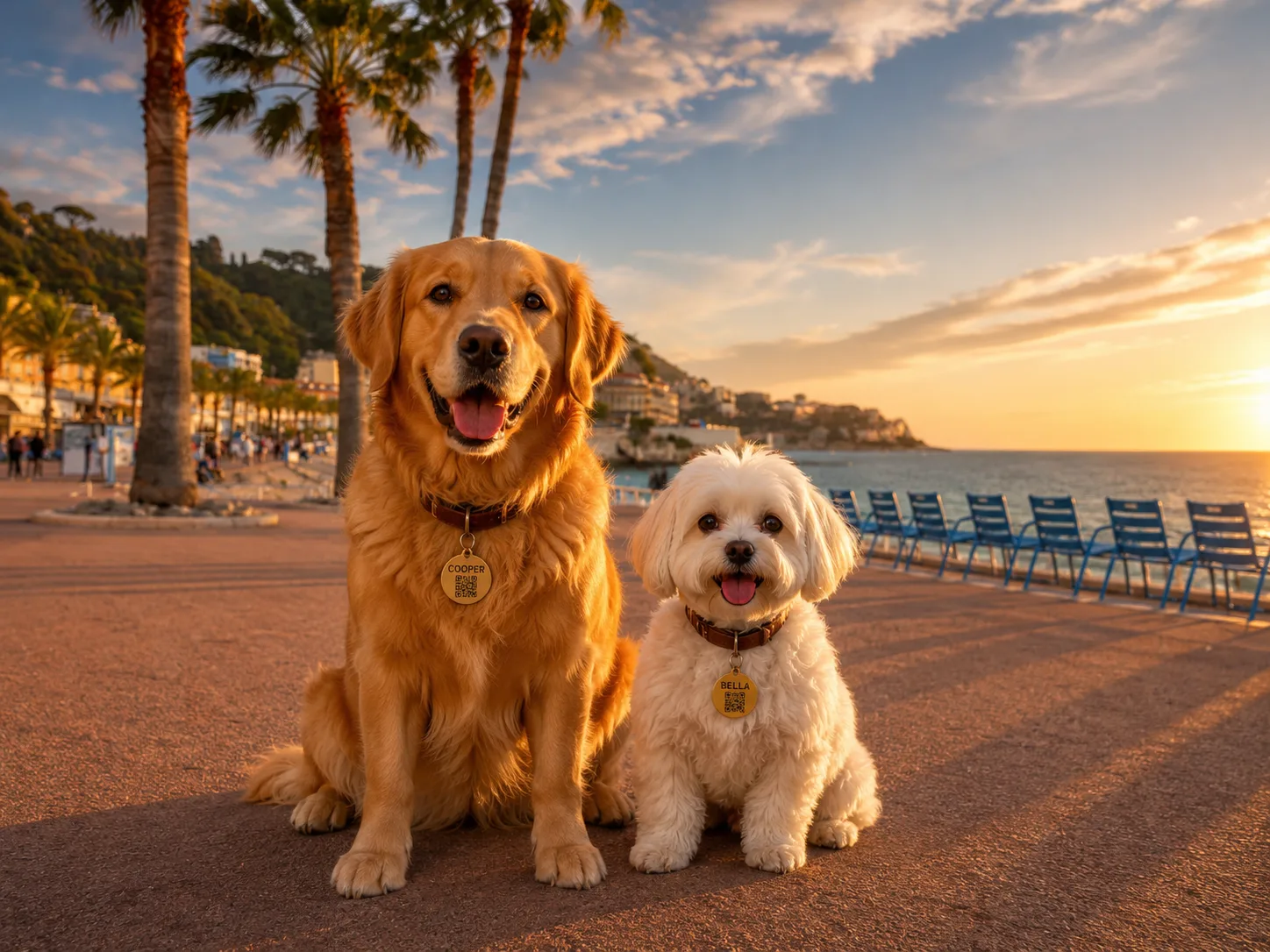 Boutique chien Nice — créations personnalisées Bout de Poils sur la Promenade des Anglais