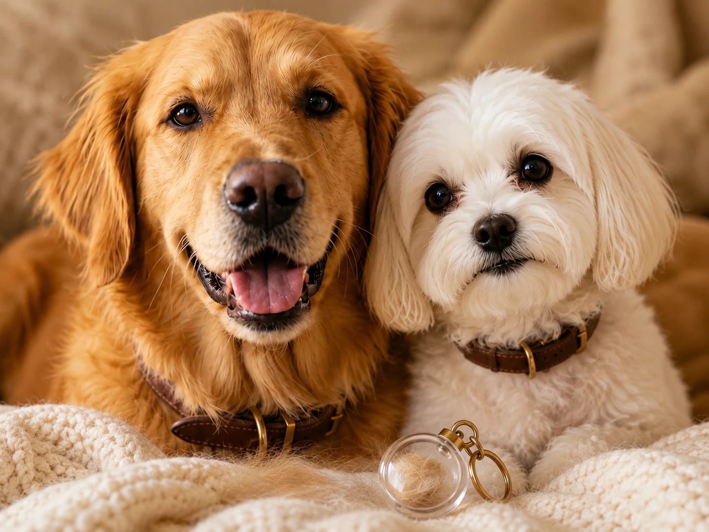 Souvenir émotionnel — poils de chien et création artisanale