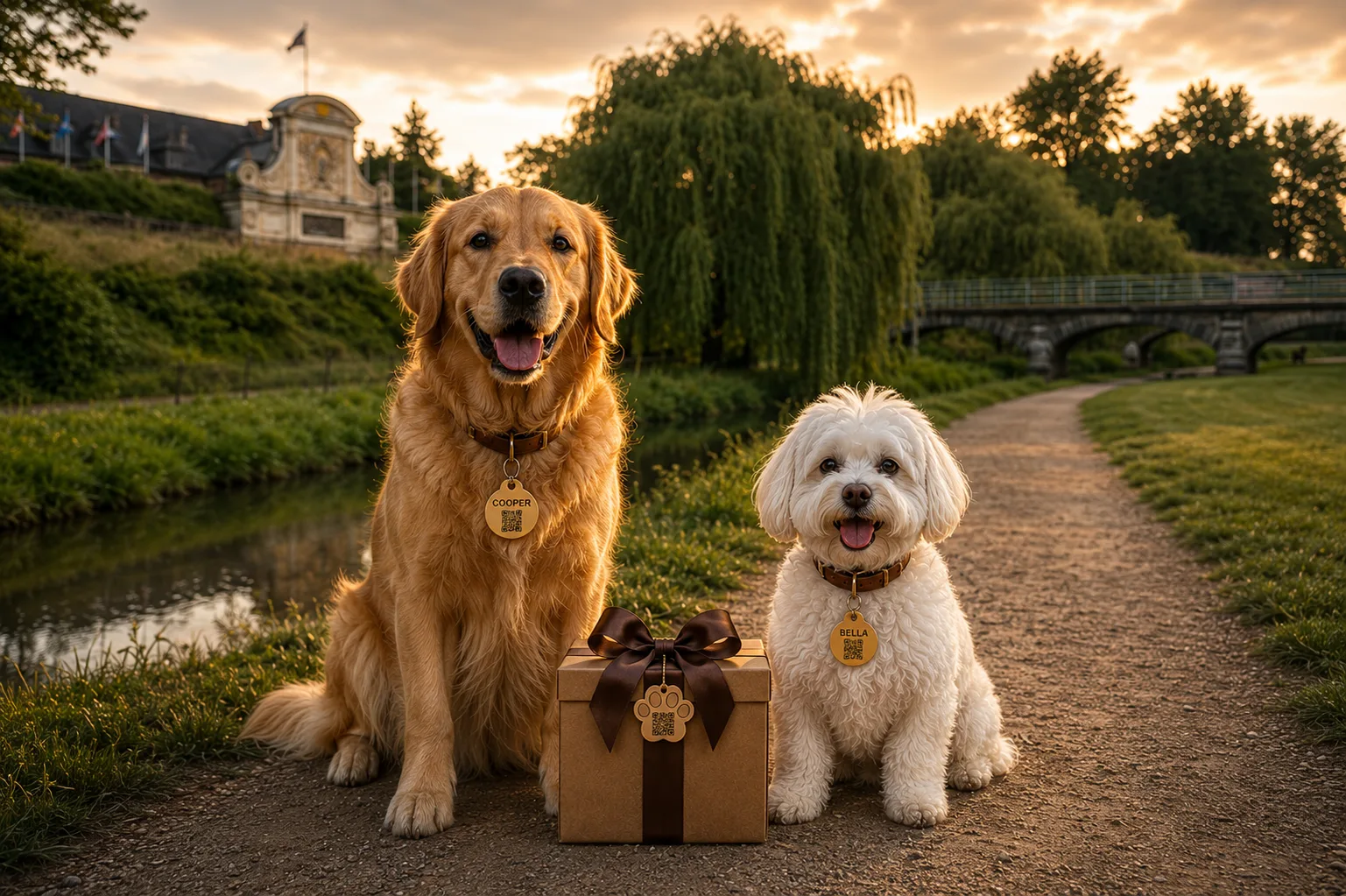 Porte-clés chien personnalisé Bout de Poils — adapté à toutes les races