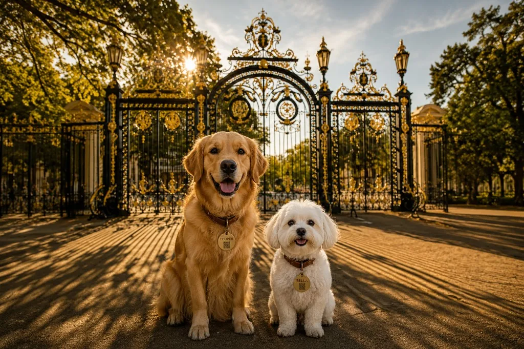 Porte-clés personnalisé avec les véritables poils de votre chien — Bout de Poils