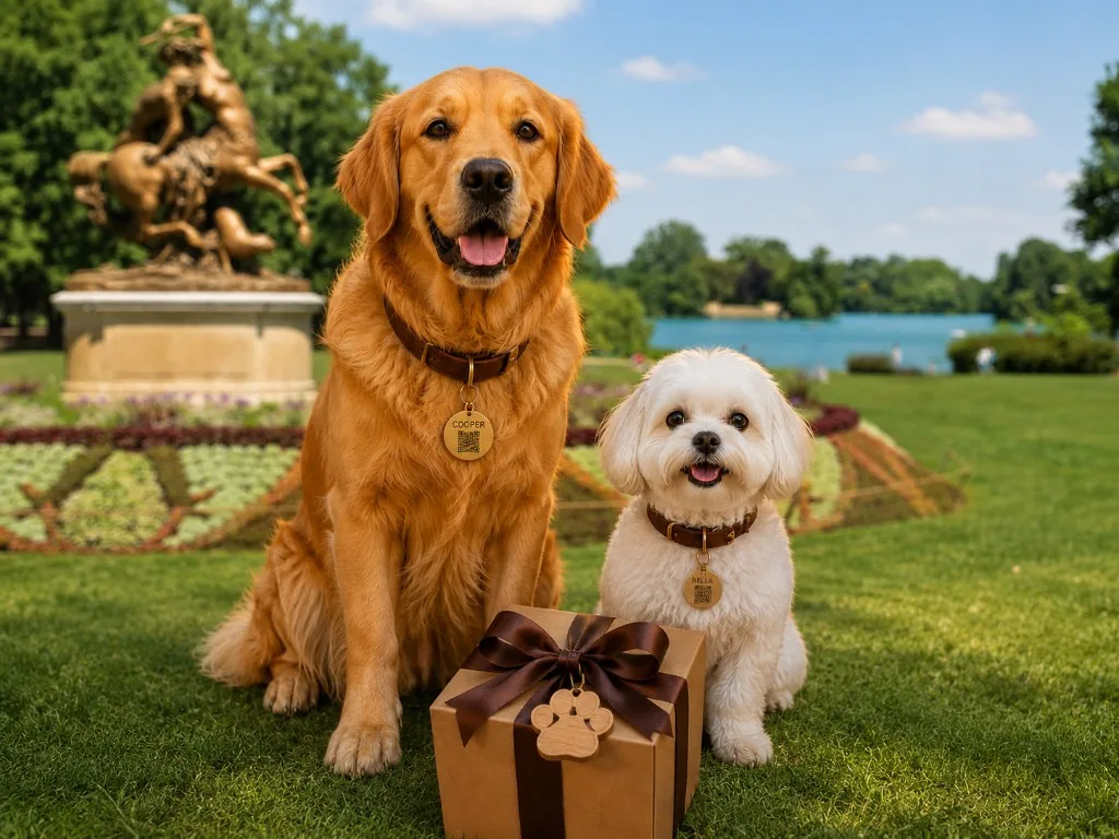 Porte-clés chien personnalisé Bout de Poils — adapté à toutes les races