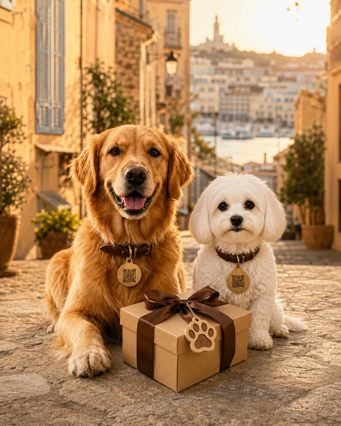 Porte-clés chien personnalisé Bout de Poils — adapté à toutes les races