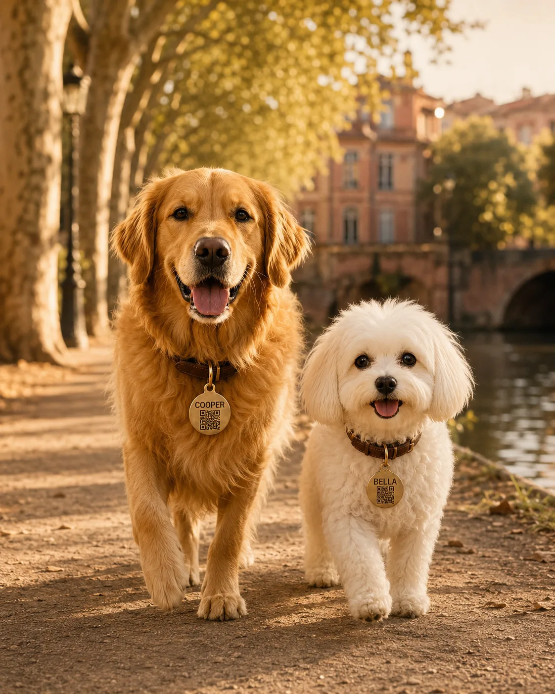Magasin chien Toulouse — balade et souvenir personnalisé le long de la Garonne
