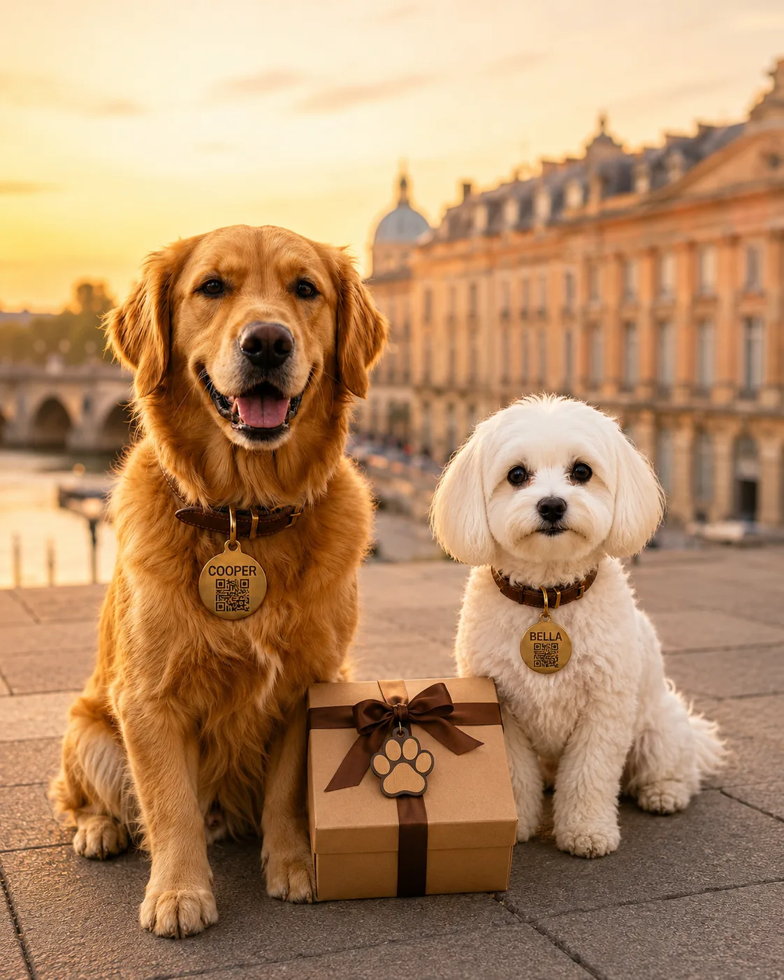 Porte-clés chien personnalisé Bout de Poils — adapté à toutes les races